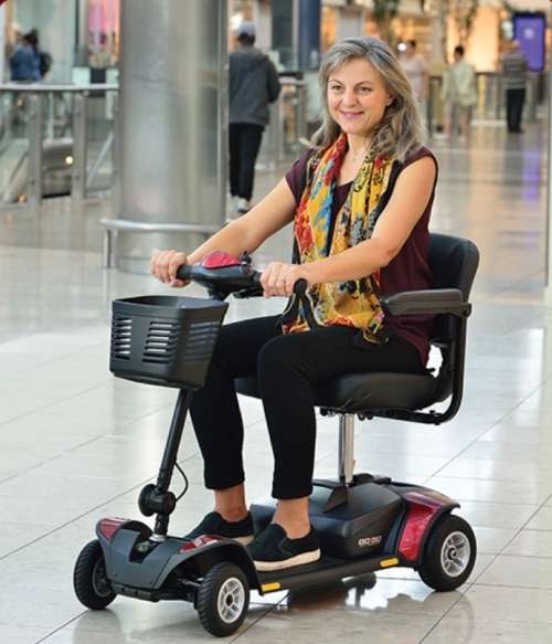 Electric Scooter Go Go Elite Traveler Plus 4 Wheel Portable