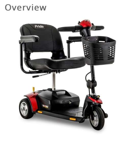 Electric Scooter Go Go Elite Traveler Plus 4 Wheel Portable