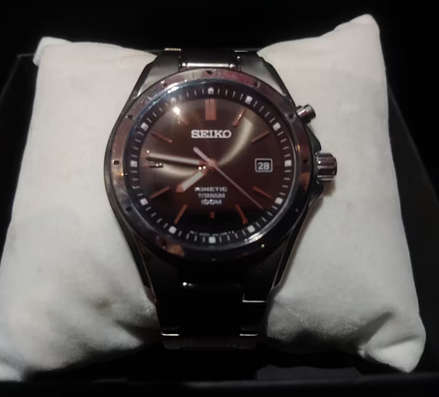 Seiko Titanium Kinetic Watch SKA763P1