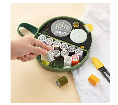 Multi-Functional Manual Sewing Kit Sewing Tool Portable Sewing Box Set