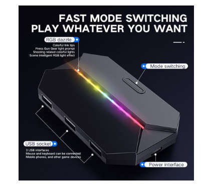 Gaming adapter for Keyboard and mouse