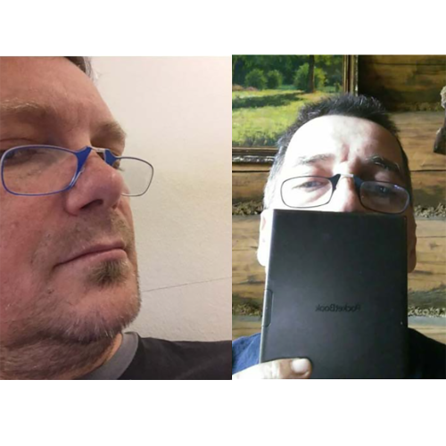 Mini Reading Glasses with Nose Clip & Keychain