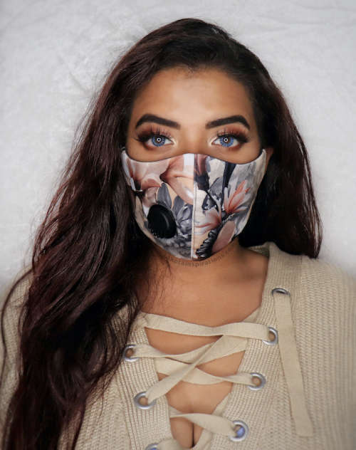 Re-usable Face Mask with Respirator Valve