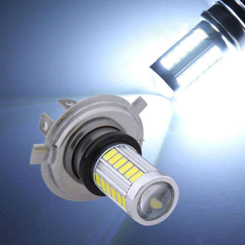 New H4 33 SMD 5630 LED 800LM White Car Signal Headlight Auto Fog Light Bulb Gif