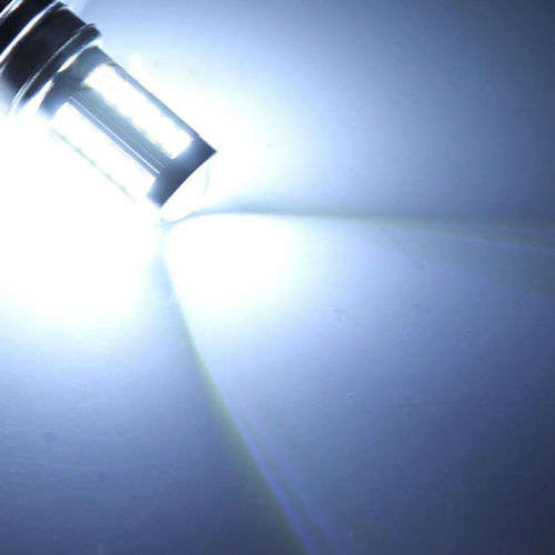 New H4 33 SMD 5630 LED 800LM White Car Signal Headlight Auto Fog Light Bulb Gif