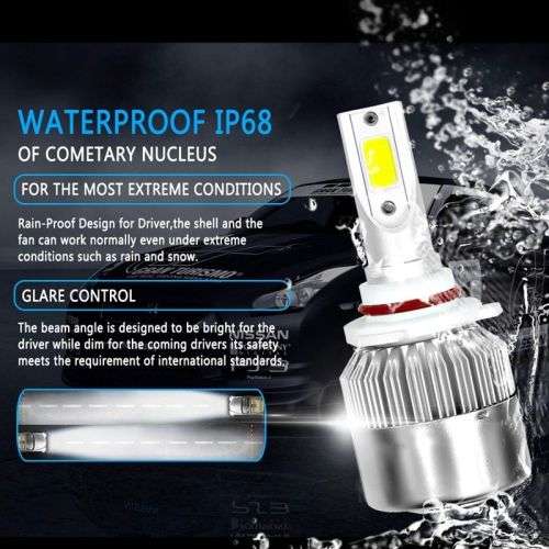 36W Led Bulbs (C6)(H15) 3800LM Headlight/Fog Light Led Bulbs 6000k Color