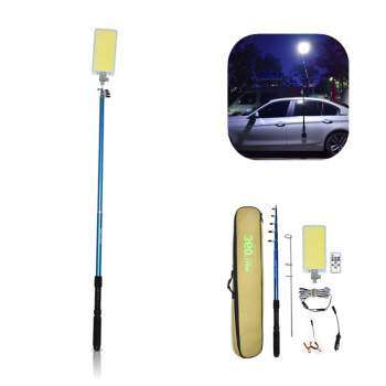 500w Led Camping Light. Retractable Fishing Rod Light(*Local Stock*)