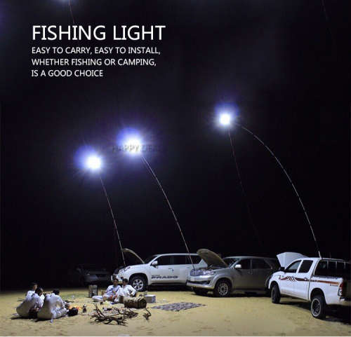 500w Led Camping Light. Retractable Fishing Rod Light(*Local Stock*)
