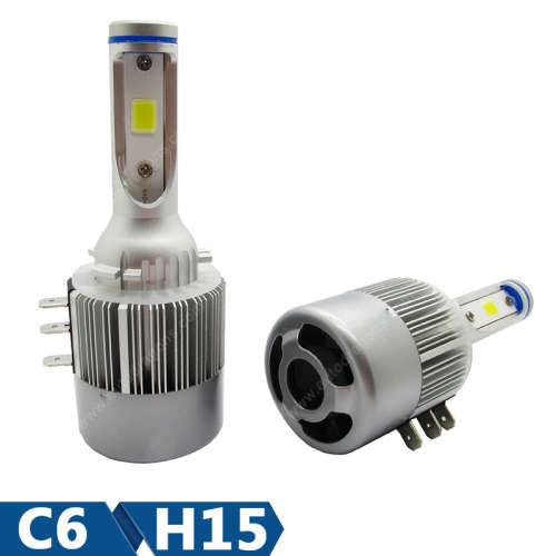 36W Led Bulbs (C6)(H15) 3800LM Headlight/Fog Light Led Bulbs 6000k Color