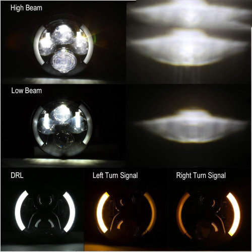 Led Headlight 7 inch 45 watts