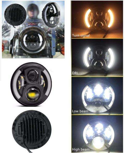 Led Headlight 7 inch 45 watts