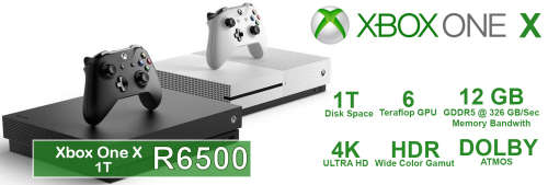 Xbox One X  - 1T  - Black or White