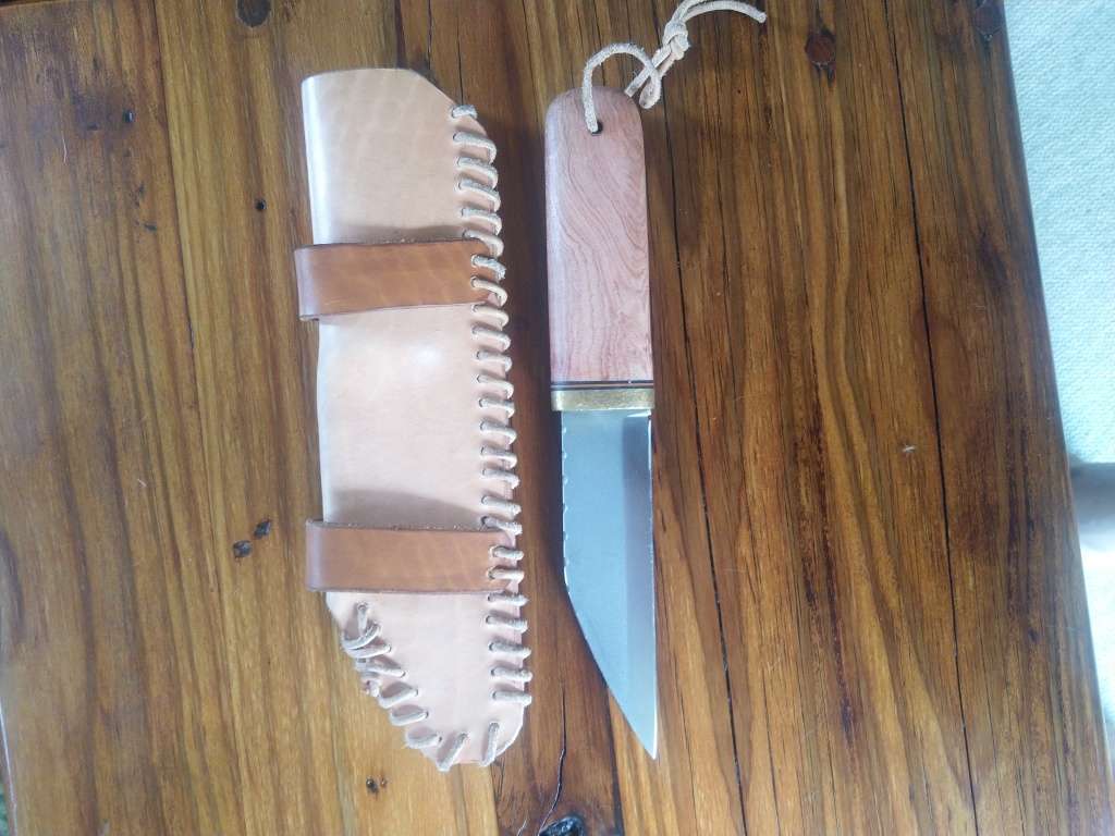 Custom knife, Estwing Hatchet and a Worksharp MK2