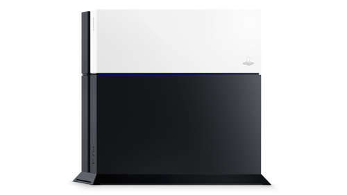 ps4 with custom faceplate and 6 games and ps4 bag