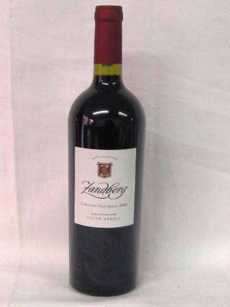 2006 ZANDBERG CABERNET SAUVIGNON - WONDERFUL WINE!