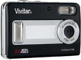 VIVITAR VIVICAM 5188 5.O MP 8 X DIGIZOOM
