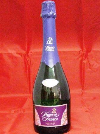 VEUVE DE FRANCE  *DEMI SEC*  FRENCH SPARKLING WINE - UNBELIEVABLE VALUE!