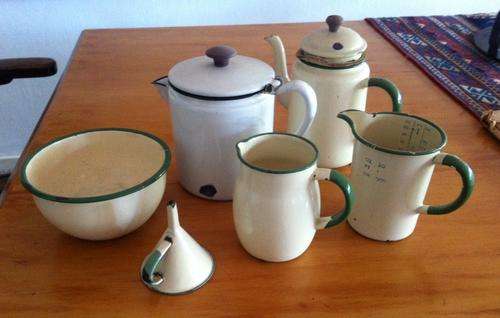Enamelware Assorted Items - jugs, coffeepots, etc