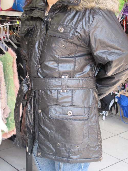 Ladies  black puffer jacket size L