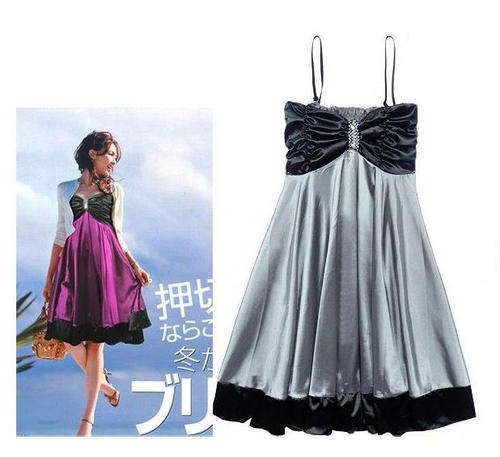 Ladies satin dress       -    fit for size 30---32