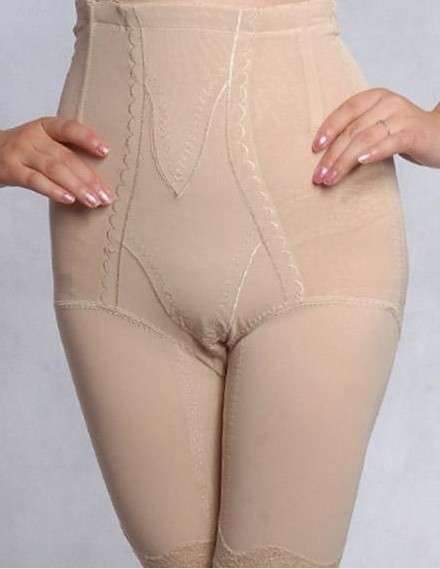 Ladies   bottom shaper - high waist - -  beige  color -fit for size  36