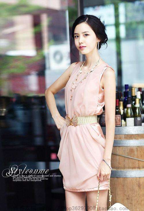 Fine chiffon Fashion top   fit for size 34--36 -  Pink