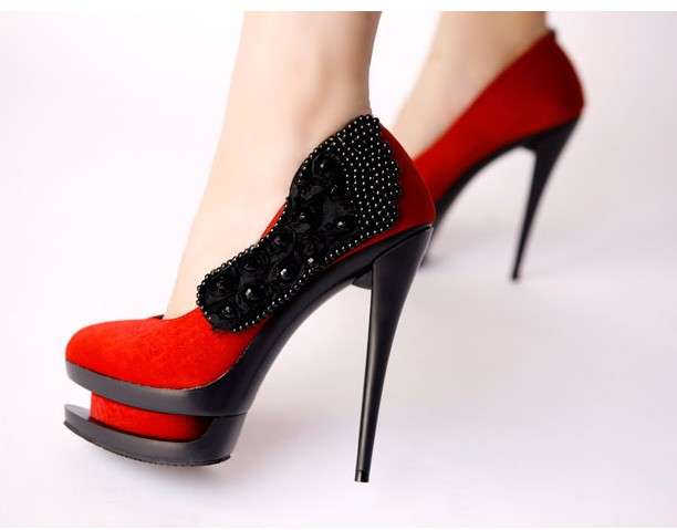 Ladies   Shoes  Red  size 3 -- 8