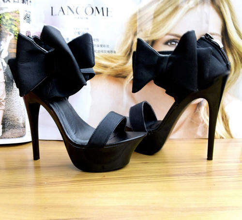 Ladies   high heel shoes charcoal  size 3 -- 6