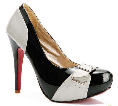Ladies shoes silver grey /black color contrast- size 38( SA size 4) -ship from Durban