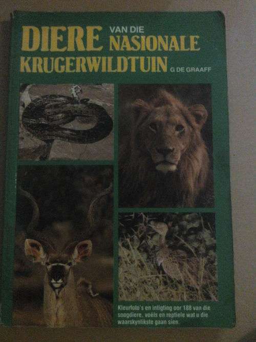 Diere van die nasionale krugerwildtuin, G De Graaff