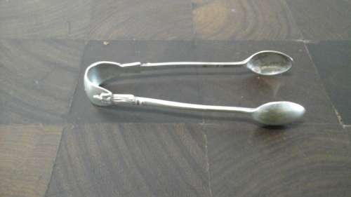 FABULOUS EPNS APOSTLE SUGAR TONG SPOONS. BEAUTIFUL VINTAGE PERFECT CONDITION PRACTICAL ITEM