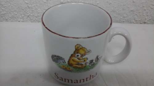 FANTASTIC HIGHLAND CHINA SCOTALND MUG. MADE IN ENGLAND. PERSONALIZED. LOVELY PIECE!