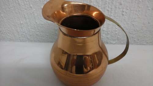 INCREDIBLE VINTAGE COPPER AND BRASS WATERING CAN. ABSOLUTELY GORGEOUS USEFUL PIECE!