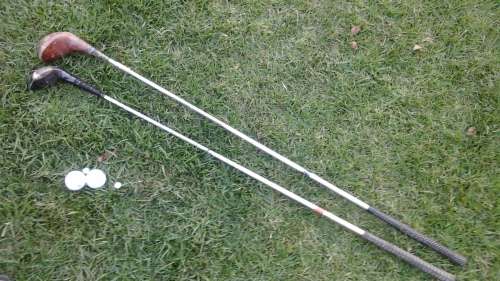 TWO AWESOME VINTAGE GOLF CLUBS. FANTASTIC!