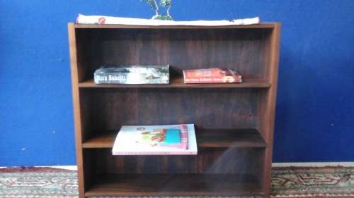 MAGNIFICENT WALL HANGING WOODEN BOOK SHELF. GORGEOUS AND FUNCTIONAL PIECE!