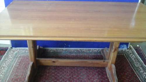 SIMPLY FANTASTIC WOODEN TABLE. AWESOME AND FUNCTIONAL PIECE!