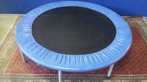 ABSOLUTELY AWESOME EXERCISE TRAMPOLINE.  FANTASTIC PIECE TO HELP KEEP YOU FIT!