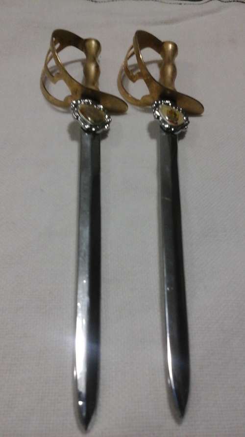 TWO SUPERB  SOUVENIR  LETTER OPENERS OF SABIE, BOURKE'S LUCK POTHOLES. AWESOME & COLLECTIBLE!