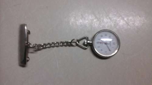 AWESOME TIMECEPT NURSES WATCH. HAS A CHAIN & PIN TO CLIP ONTO GARMENT. MADE IN JAPAN. FANTASTIC!