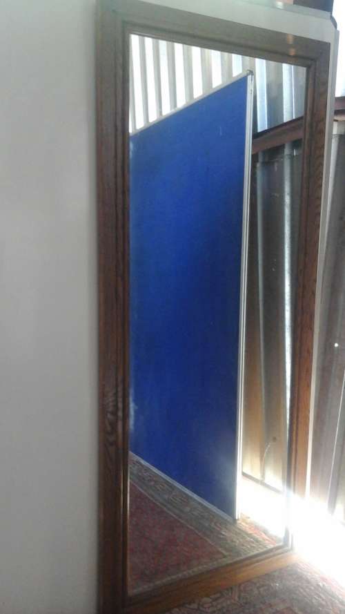 MAGNIFICENT WALL MOUNTED FULL LENGTH MIRROR. FANTASTIC AND FUNCTIONAL PIECE!