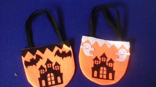 TAKE THE KIDS TRICK OR TREATING WITH THESE GORGEOUS LITTLE HALLOWEEN BAGS