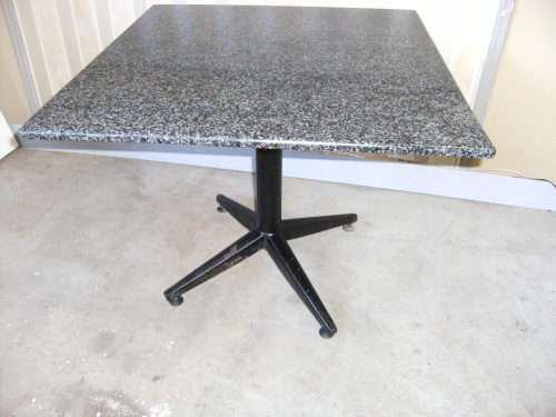 TERRIFIC GRANITE TOP TABLE. STUNNING AND PRACTICAL SET!