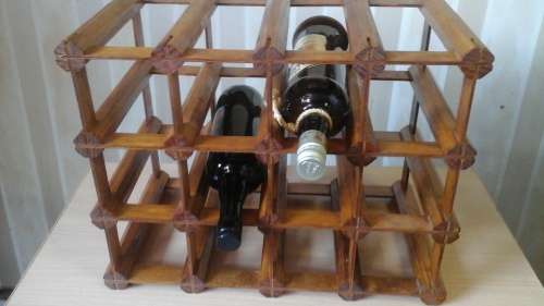 EXPAND YOUR WINE COLLECTION WITH THIS WONDERFUL 12 BOTTLE WOODEN WINE RACK