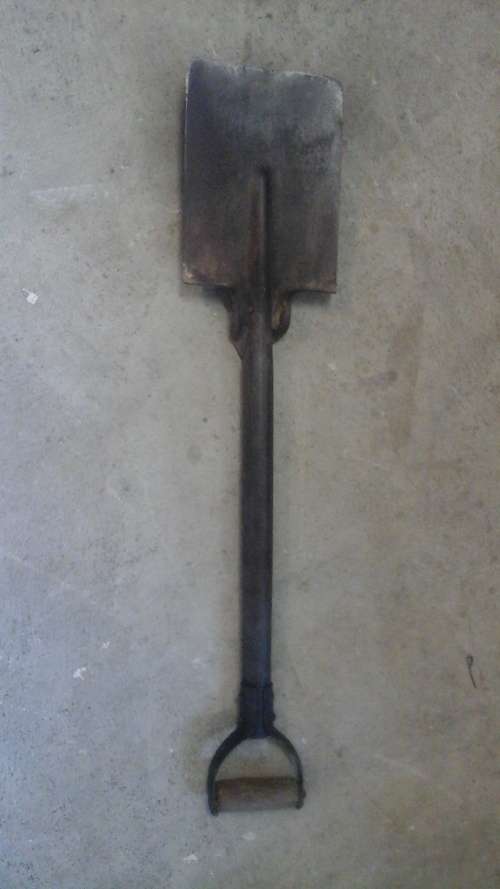 GARDEN MAINTENANCE NEVER STOPS. A HANDY LARGE GARDEN SPADE TO ASSIST