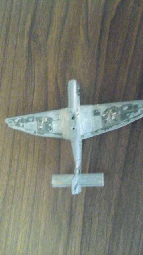 FANTASTIC VINTAGE STUKA JU 87G-1 AIRCRAFT MODEL. UNIVERSAL PRODUCT MADE IN HONG KONG. TERRIFIC!