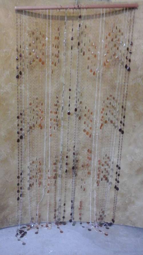 SIMPLY AMAZING BEADED DOOR BLIND. STILL HAS ITS TAG