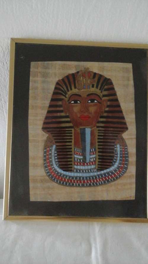 LIKE EGYPTIAN PRINTS ADD THIS LITTLE PRINT OF PHAROAH TO YOUR COLLECTION