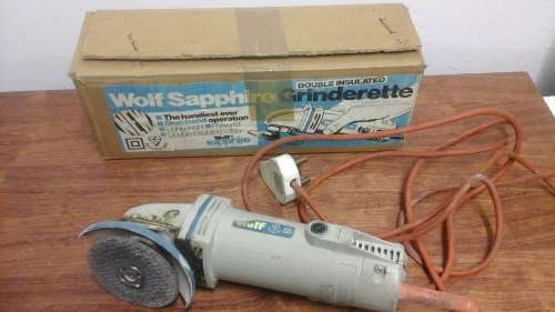 AWESOME WOLF SAPPHIRE DOUBLE INSULATED GRINDERETTE.  GETS THE JOB DONE QUICKLY. TERRIFIC PIECE!