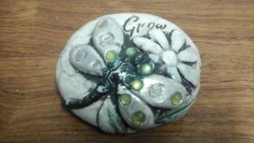 ABSOLUTELY GORGEOUS STONE PAPER-WEIGHT.  REALLY TERRIFIC PIECE!