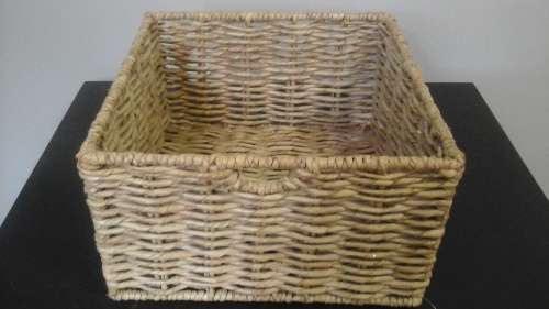 AMAZING CANE AND RATTAN STORAGE BASKET. VERY HANDY AND AWESOME PIECE!